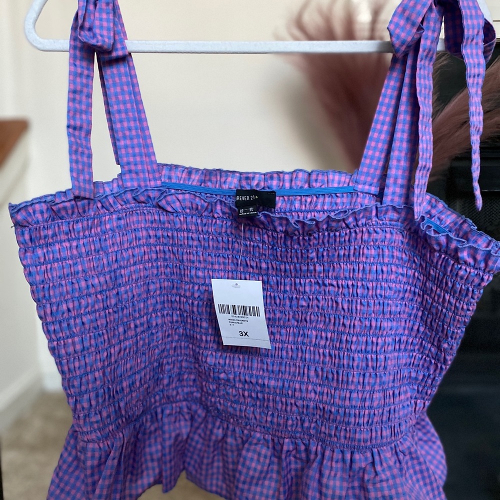 FOREVER 21 Ruffle Stretch Crop Top - Picture 9 of 10